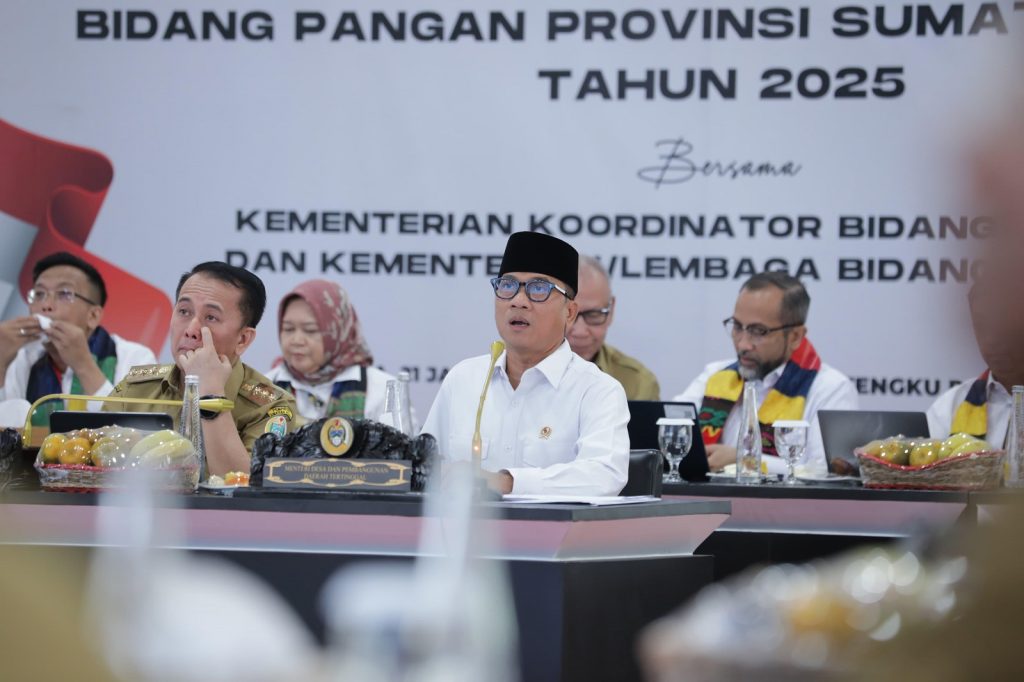 Mendes Ajak Semua Pihak Awasi Dana Desa untuk Dukung Ketahanan Pangan