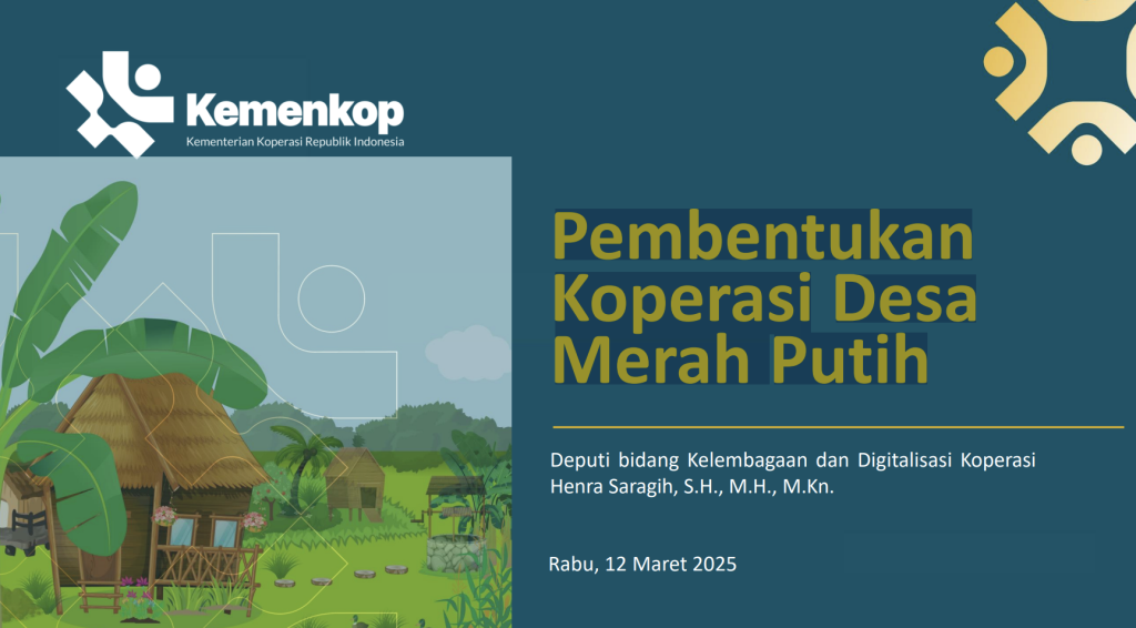 Pembentukan Koperasi Desa Merah Putih dan Jenis Usaha yang Dikelola