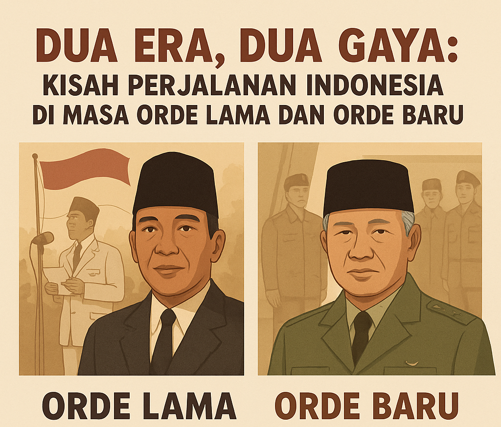 Dua Era, Dua Gaya: Kisah Perjalanan Indonesia di Masa Orde Lama dan Orde Baru