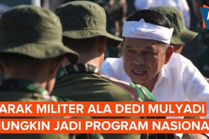 Barak Militer ala Dedi Mulyadi